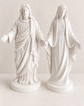 Jesus and Mary Statue Set