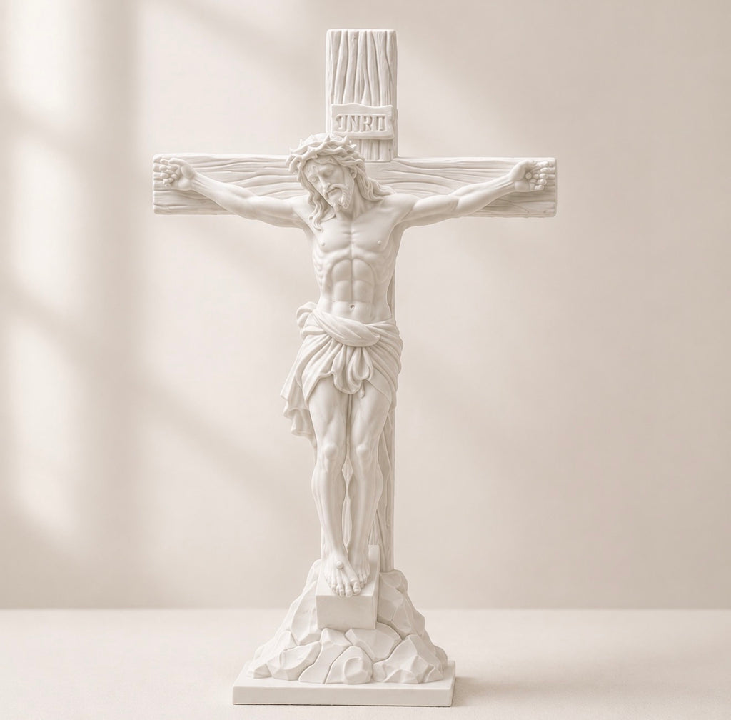 25 cm Standing Jesus Crucifix Cross