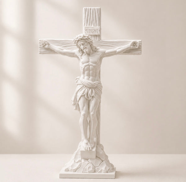 25 cm Standing Jesus Crucifix Cross